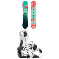 Burton Yeasayer Flying V Snowboard ​+ Nidecker Supermatic Snowboard Bindings - Women's 2025