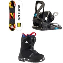 Burton Grom Snowboard ​+ Grom Snowboard Bindings ​+ Grom BOA Snowboard Boots - Kids' 2026