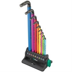 Wera 950​/9 Hex-Plus Multicolor 3 Metric L-Key Wrench Set