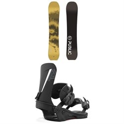 Public Snowboards Research Snowboard ​+ Union Atlas Snowboard Bindings 2025