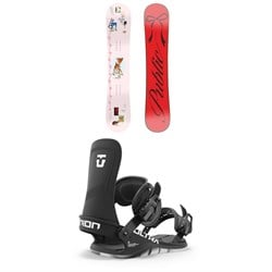 Public Snowboards Jibgurl Snowboard ​+ Union Ultra Snowboard Bindings - Women's 2025