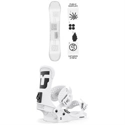 Public Snowboards Display Snowboard ​+ Union Force Classic Snowboard Bindings