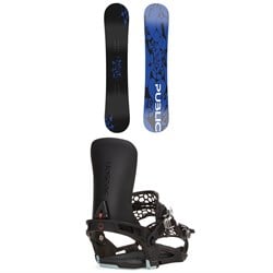 Public Snowboards General Snowboard ​+ Season Universal Snowboard Bindings 2025