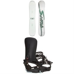 Sims Bowl Squad Snowboard ​+ Season Universal Snowboard Bindings 2025