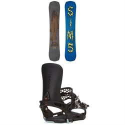 Sims Distortion Snowboard ​+ Season Universal Snowboard Bindings 2025