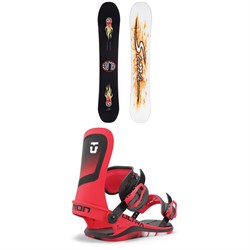 Sims Fakie Snowboard ​+ Union Ultra Snowboard Bindings 2025