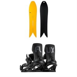 United Shapes Experiment Snowboard ​+ Flux XF Snowboard Bindings 2025