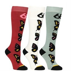 686 Butterfly 3-Pack Socks - Women's