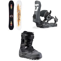 Sims Fakie Snowboard ​+ Union Force Snowboard Bindings ​+ Vans Infuse Snowboard Boots 2025