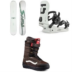 Sims Bowl Squad Snowboard ​+ Union Strata Snowboard Bindings ​+ Vans Hi-Standard Pro Snowboard Boots 2025