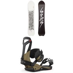 Sims x evo UAP Snowboard ​+ Union Falcor Snowboard Bindings 2024