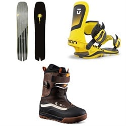 CAPiTA Spring Break Powder Glider Snowboard ​+ Union Ultra Snowboard Bindings ​+ Vans Infuse Snowsurf Snowboard Boots 2025