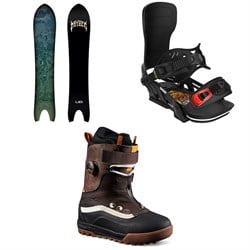 Lib Tech Mayhem Retro Ripper C3 Snowboard ​+ Bent Metal Transfer Snowboard Bindings ​+ Vans Infuse Snowsurf Snowboard Boots 2025