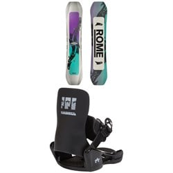 Rome Slapstick Snowboard ​+ Minishred Snowboard Bindings - Kids 2025