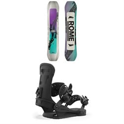 Rome Slapstick Snowboard ​+ Union Cadet Pro Snowboard Bindings - Kids' 2025