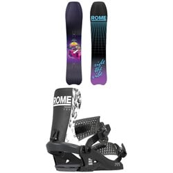 Rome Service Dog Snowboard ​+ Trace Pro Snowboard Bindings 2025