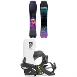 Rome Service Dog Snowboard ​+ Trace Snowboard Bindings 2025