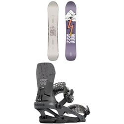 Rome Stale Crewzer Snowboard ​+ D.O.D. Snowboard Bindings 2025