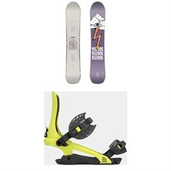 Rome Stale Crewzer Snowboard ​+ 390 Boss Snowboard Bindings 2025