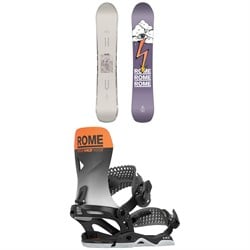 Rome Stale Crewzer Snowboard ​+ Vice Snowboard Bindings 2025