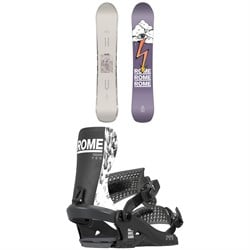 Rome Stale Crewzer Snowboard ​+ Trace Pro Snowboard Bindings 2025