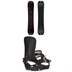 United Shapes Object Snowboard ​+ Season Universal Snowboard Bindings 2025