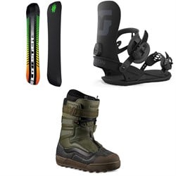 Lobster Sender Snowboard ​+ Union Strata Snowboard Bindings ​+ Vans Hi-Country & Hell-Bound Snowboard Boots