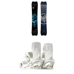 Never Summer V-Twin Snowboard ​+ Flux XF Snowboard Bindings 2025