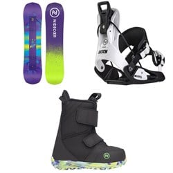 Nidecker Micron Magic Snowboard ​+ Flow Micron Snowboard Bindings ​+ Micron Mini Snowboard Boots - Kids 2025