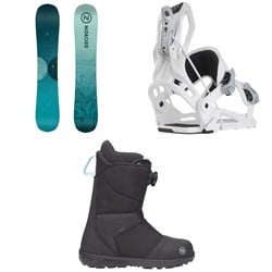 Nidecker Elle Snowboard ​+ Flow Nexus Snowboard Bindings ​+ Nidecker Sierra Snowboard Boots - Women's 2025