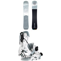 Nidecker Escape Snowboard ​+ Flow Fuse Hybrid Snowboard Bindings 2025