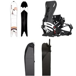 Weston Japow Splitboard ​+ Karakoram Ultra Ranger ​+ Split Interface Splitboard Bindings ​+ Smart Skins 2025