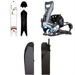 Weston Japow Splitboard ​+ Karakoram Nomad ​+ Split Interface Splitboard Bindings ​+ Smart Skins 2025