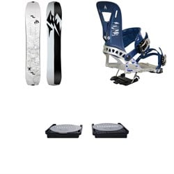 Jones Solution Splitboard ​+ Spark R&D Surge ST Splitboard Bindings ​+ Canted Pucks 2025