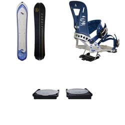 Cardiff Swell Enduro Splitboard ​+ Spark R&D Surge ST Splitboard Bindings ​+ Canted Pucks 2025