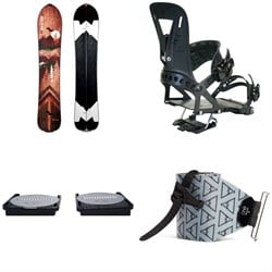 Weston Backwoods Splitboard ​+ Spark R&D Surge ST Splitboard Bindings ​+ Canted Pucks ​+ evo x Pomoca Pro Glide Splitboard Skins 2025