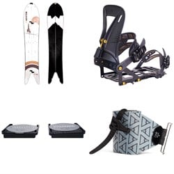 Weston Japow Splitboard ​+ Spark R&D Arc ST Pro Splitboard Bindings ​+ Canted Pucks ​+ evo x Pomoca Pro Glide Splitboard Skins 2025