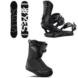 Yes. Basic Snowboard ​+ IPO Snowboard Bindings ​+ thirtytwo Shifty Boa Snowboard Boots 2025