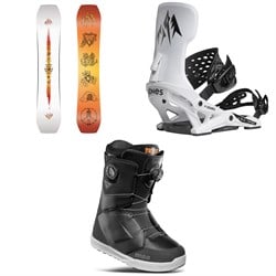 Jones Tweaker Snowboard ​+ Meteorite Snowboard Bindings ​+ thirtytwo Lashed Double Boa Snowboard Boots 2025