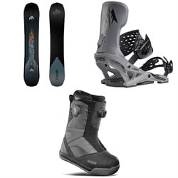 Jones Frontier Snowboard ​+ Meteorite Snowboard Bindings ​+ thirtytwo STW Double Boa Snowboard Boots 2025