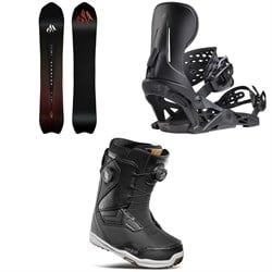 Jones Stratos Snowboard ​+ Mercury Snowboard Bindings ​+ thirtytwo TM-2 Double Boa Snowboard Boots 2025