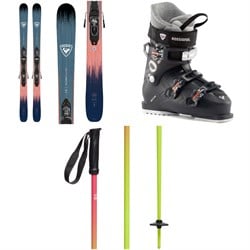 Rossignol Rallybird Soul Pro Skis ​+ XP 10 Bindings ​+ Rossignol Kelia 50 Ski Boots - Women's ​+ evo Merge Ski Poles 2025