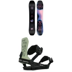 Ride Algorythm Snowboard ​+ Ride x Autumn A-9 Snowboard Bindings 2024