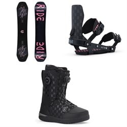 Ride x Trevor Andrew Zero Snowboard ​+ A-6 x Trevor Andrew Snowboard Bindings ​+ Trevor Andrew Lasso Snowboard Boots 2025