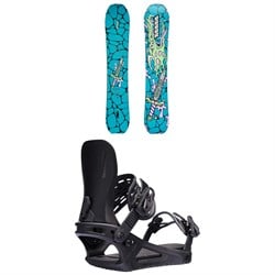 K2 x Brain Dead Passport Snowboard ​+ Network Snowboard Bindings - Women's 2025