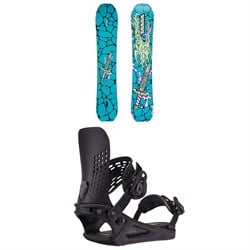 K2 x Brain Dead Passport Snowboard ​+ Edition Snowboard Bindings 2025