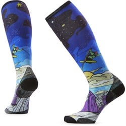 Smartwool Ski Zero Cushion Galactic Ski Print OTC Socks - Women's