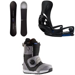 Burton Mystery Series Day Trader Snowboard ​+ Step On Genesis EST Snowboard Bindings ​+ Ion Step On Snowboard Boots 2025