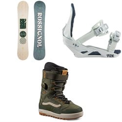 Rossignol Soulside Snowboard  ​+ Voodoo Snowboard Bindings ​+ Vans Luna Ventana Pro Snowboard Boots - Women's 2024