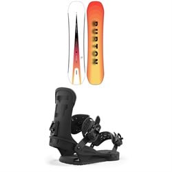 Burton Custom Smalls Snowboard ​+ Union Cadet Pro Snowboard Bindings - Kids'